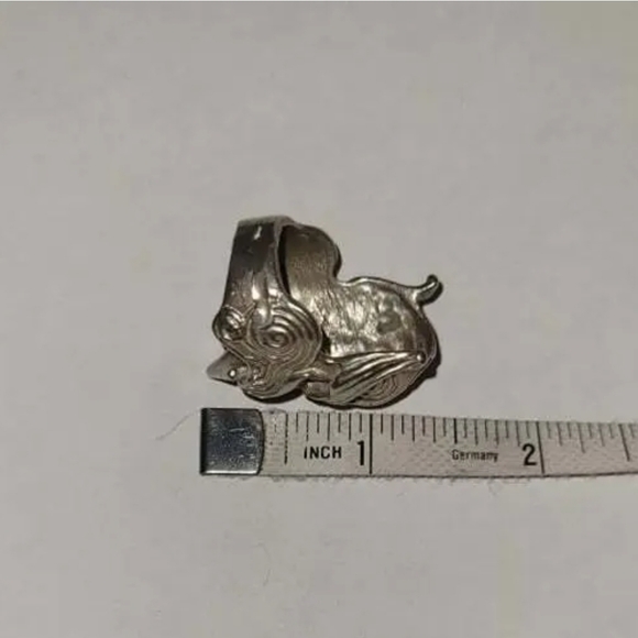 Sterling Silver Horned Warrior Skull Head Unisex Biker Rocker Ring Halloween - Picture 7 of 9